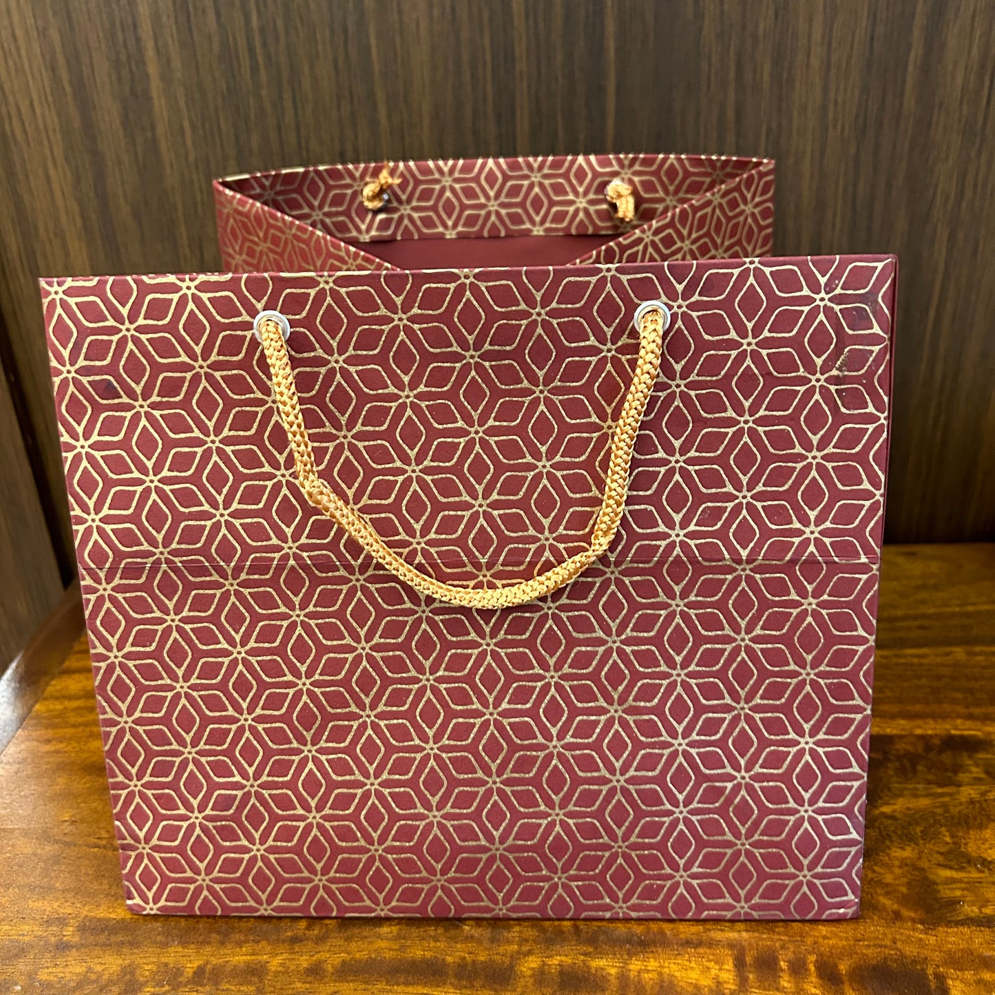Gold Prints Paper Bag - Medium