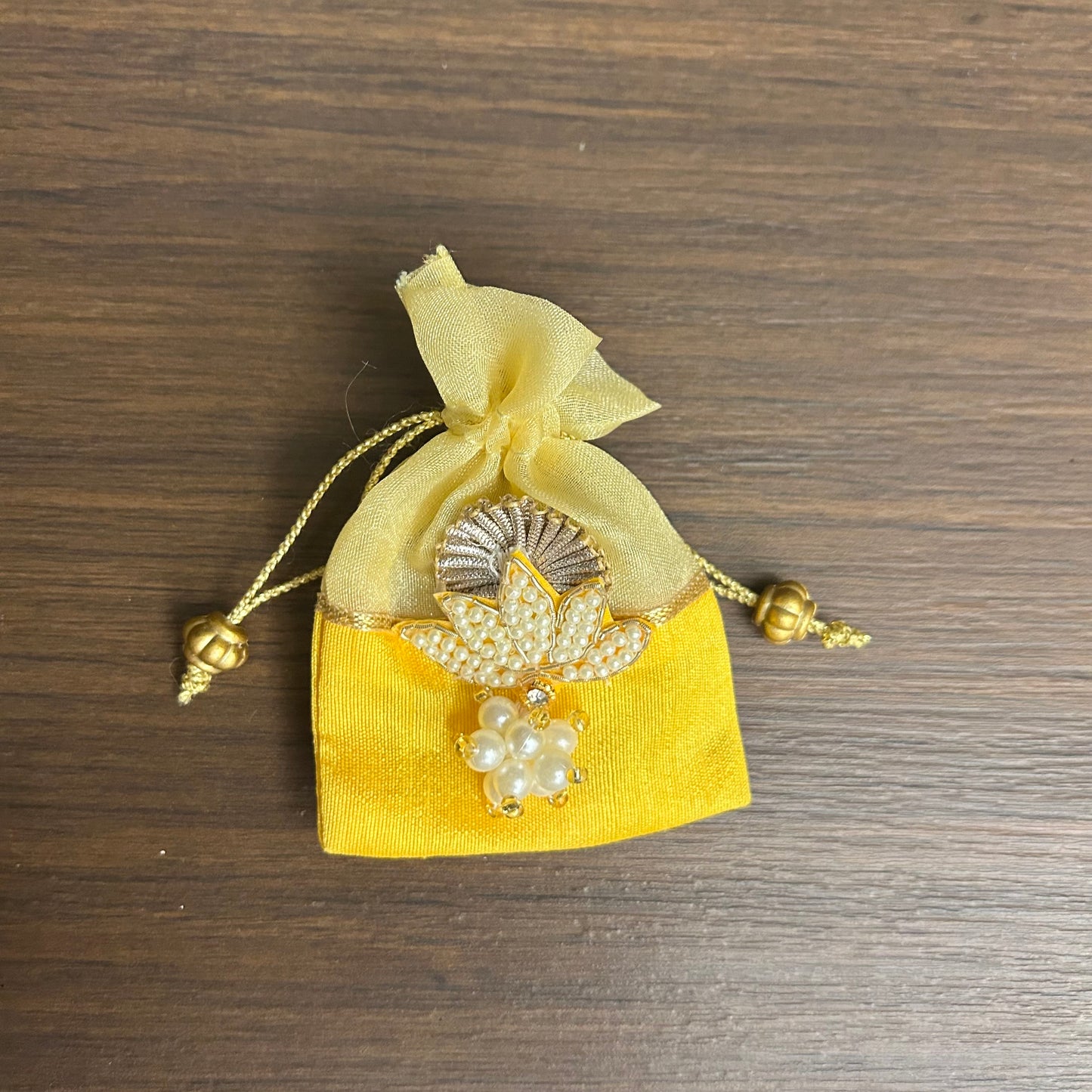 Half & half Coin Bags - Lotus