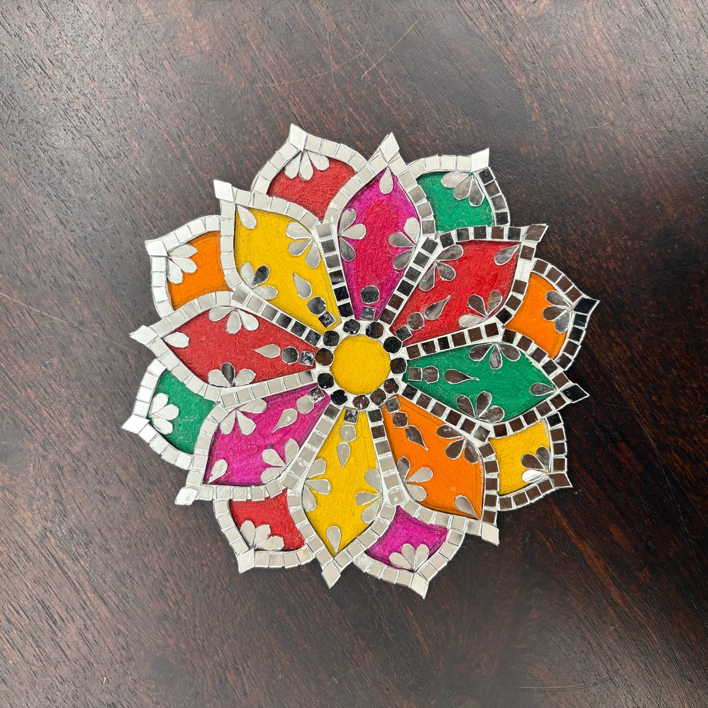 Multicolour Rangoli - 4”