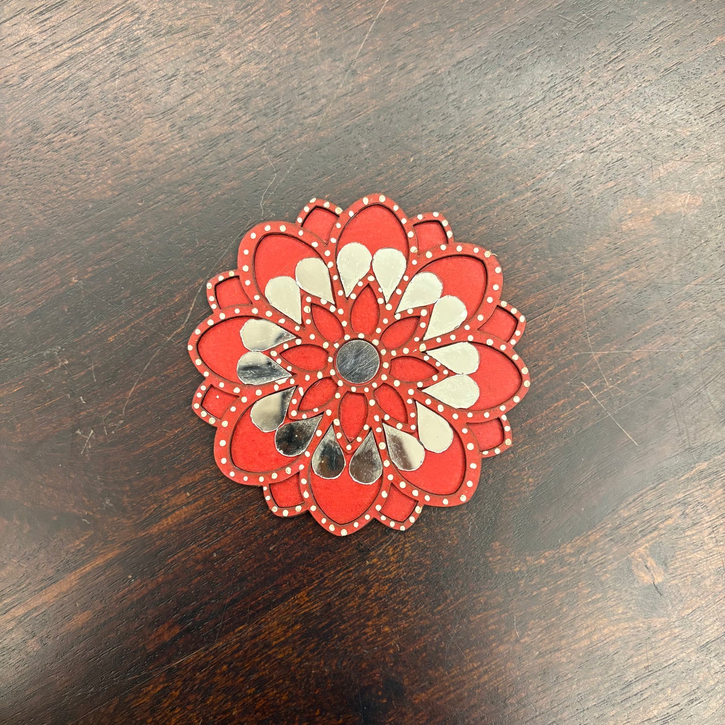 Red Rangoli