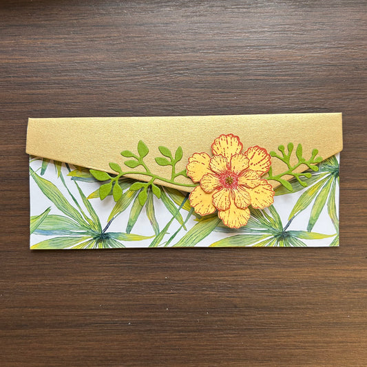 Die Cut Big Floral Envelope