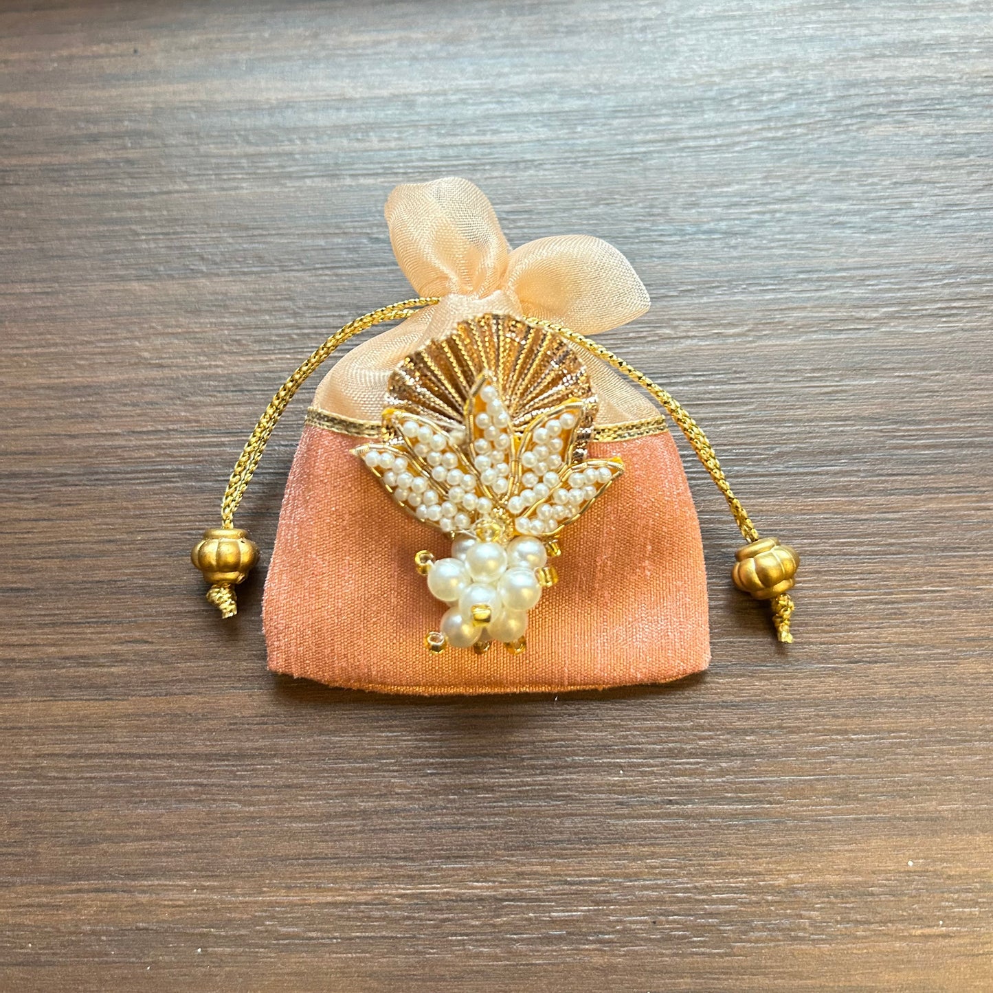 Half & half Coin Bags - Lotus