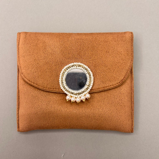 Mirror Motif Fabric Foam Envelope - Medium