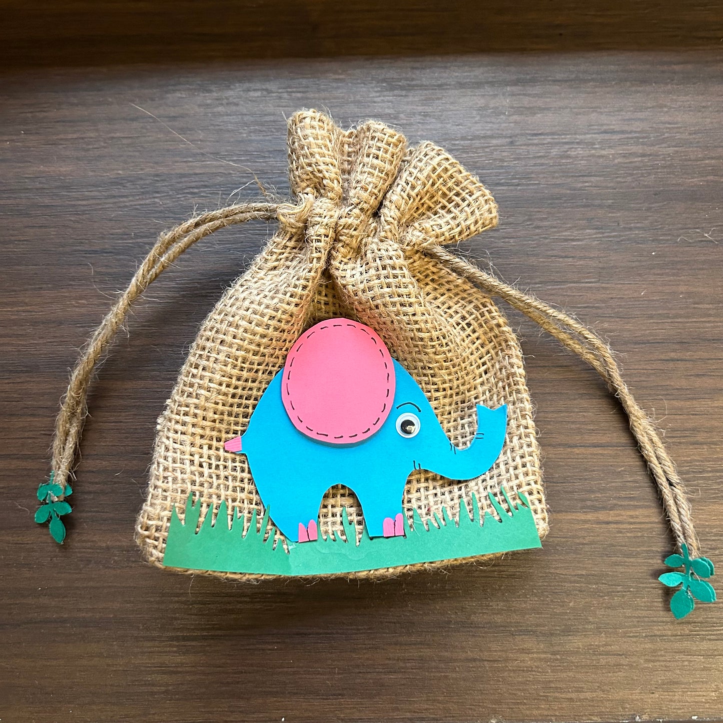 Jute Bag with Animal motifs