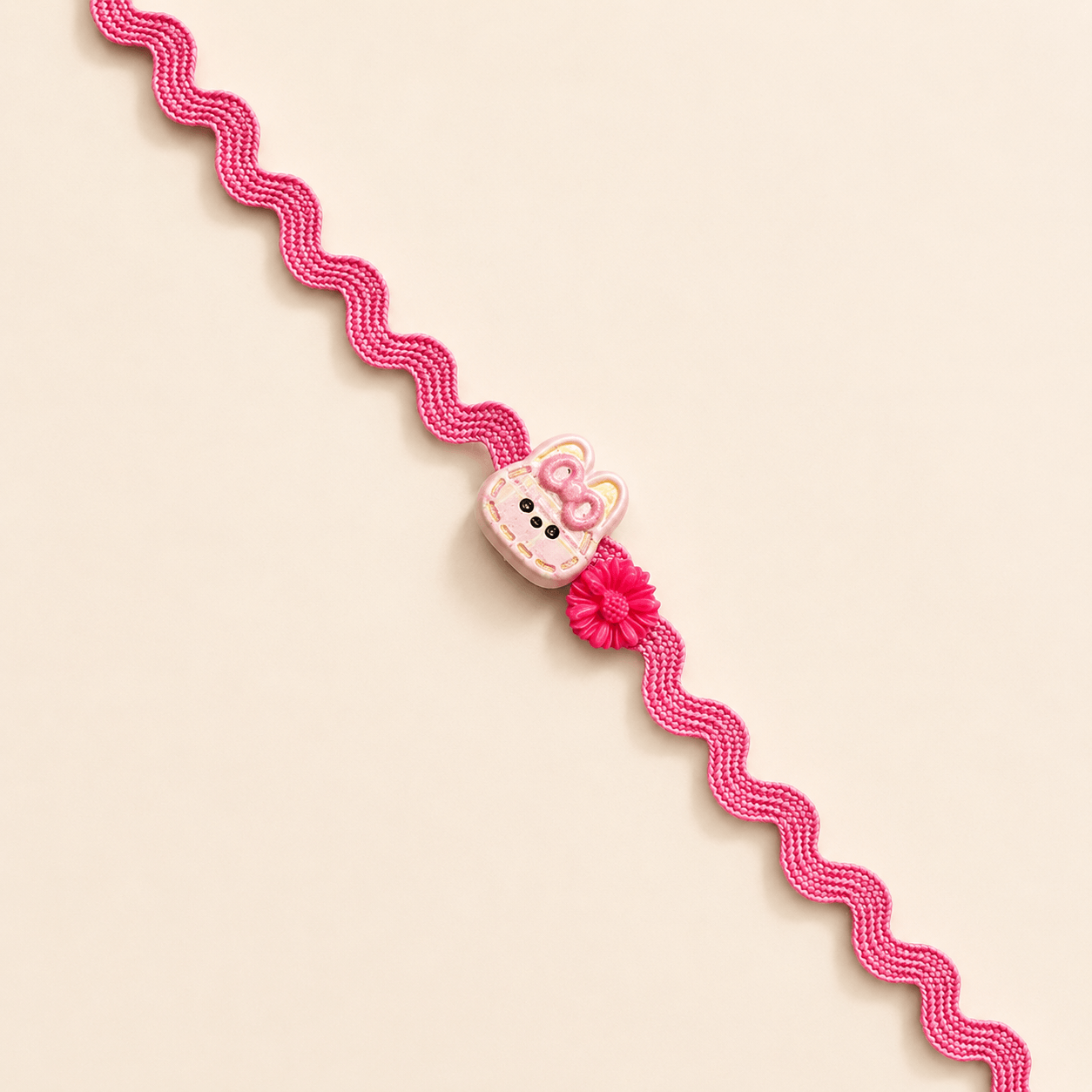 Small Pink Kitty Rakhi