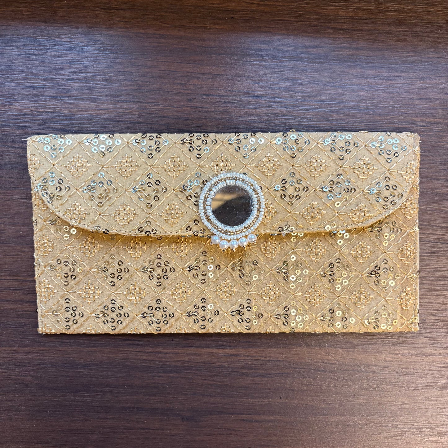 Sequin Fabric Envelope