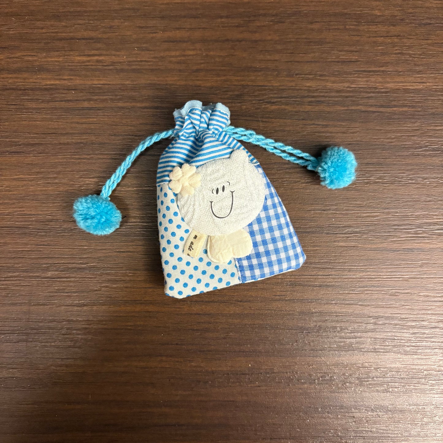 Blue Pattern Coin Bag
