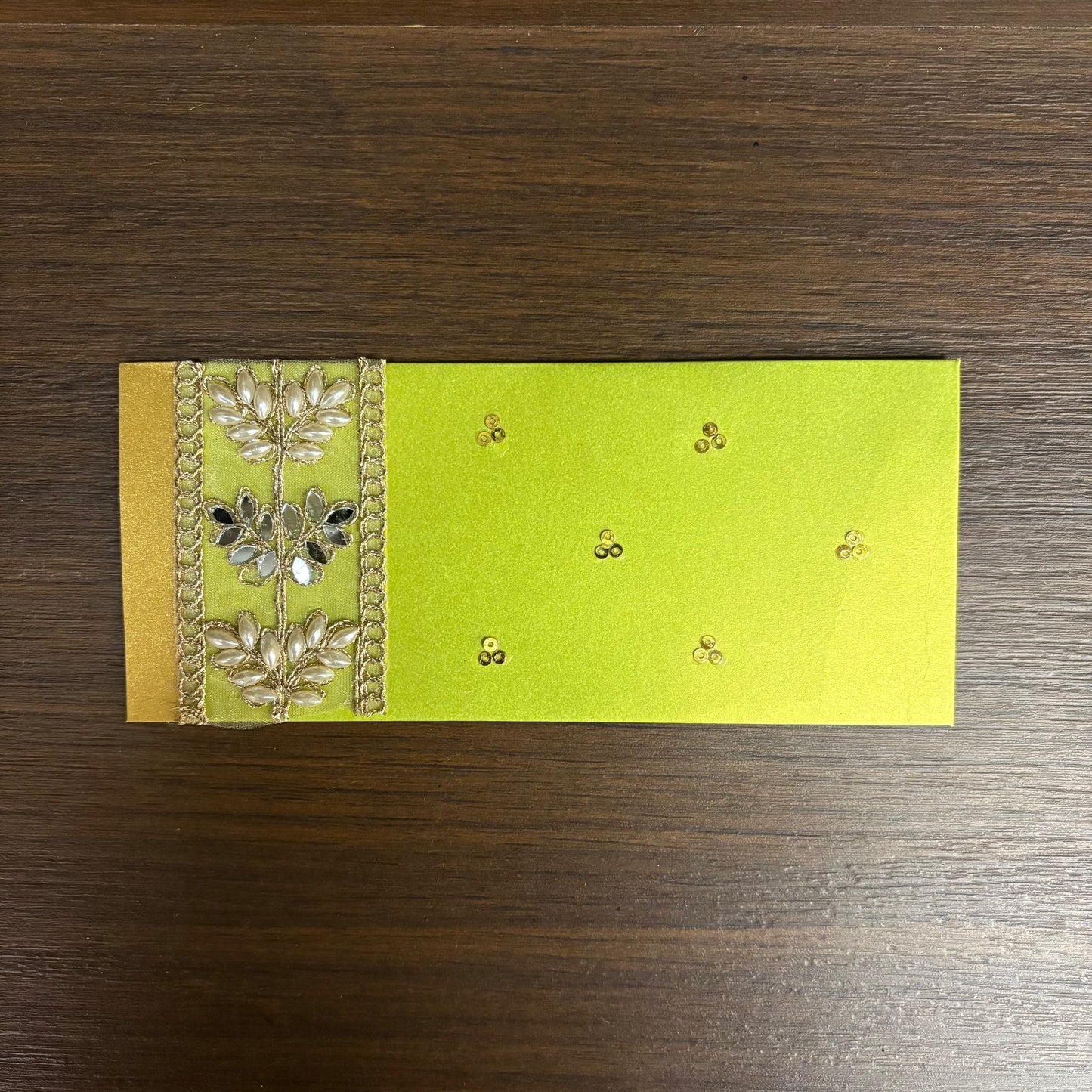 Pearl Mirror Border Envelope