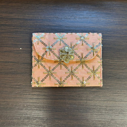 Sequin Square Fabric Envelope - Small