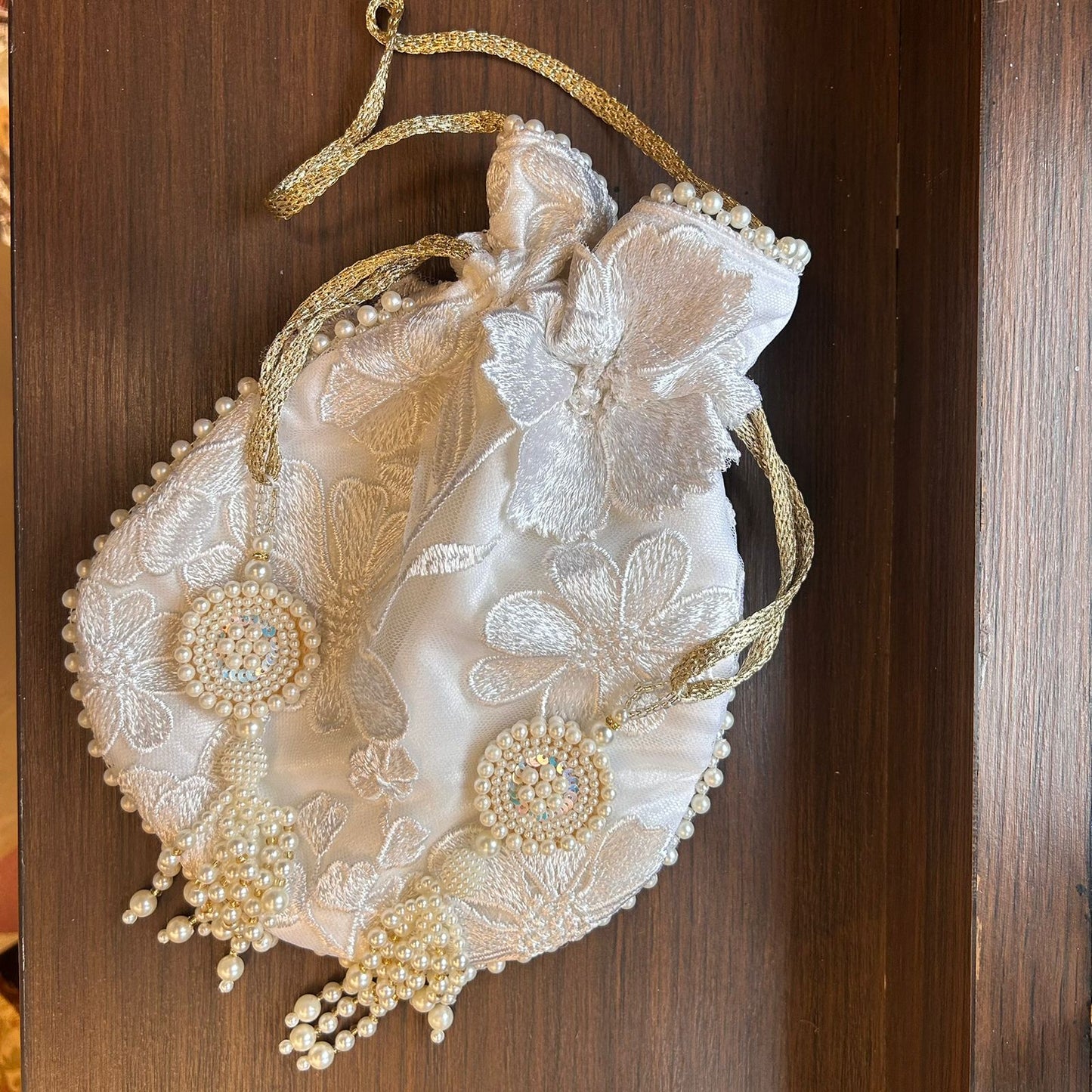 Pearl Hanging Potlis