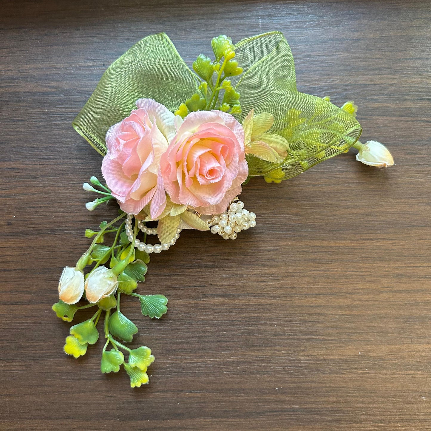 Peach Flower Arrangement