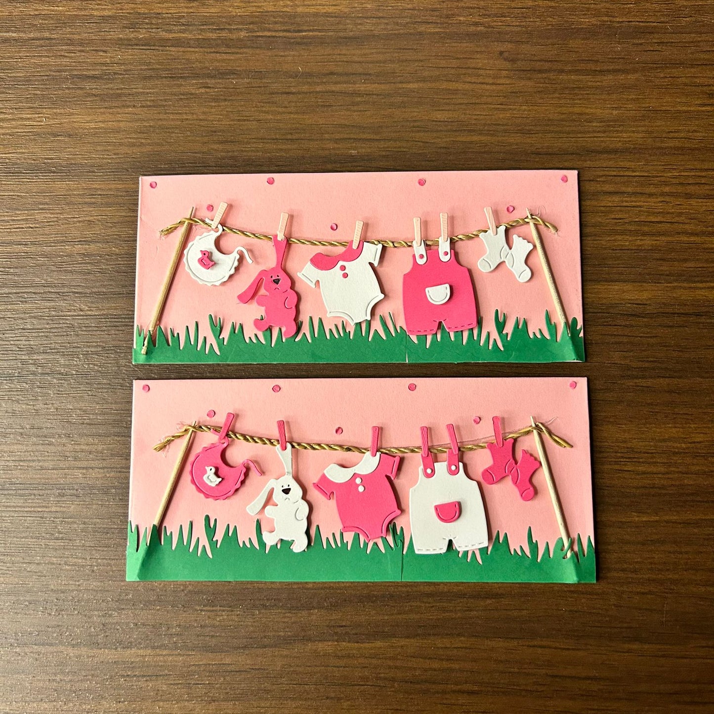Clothesline - Pink & White