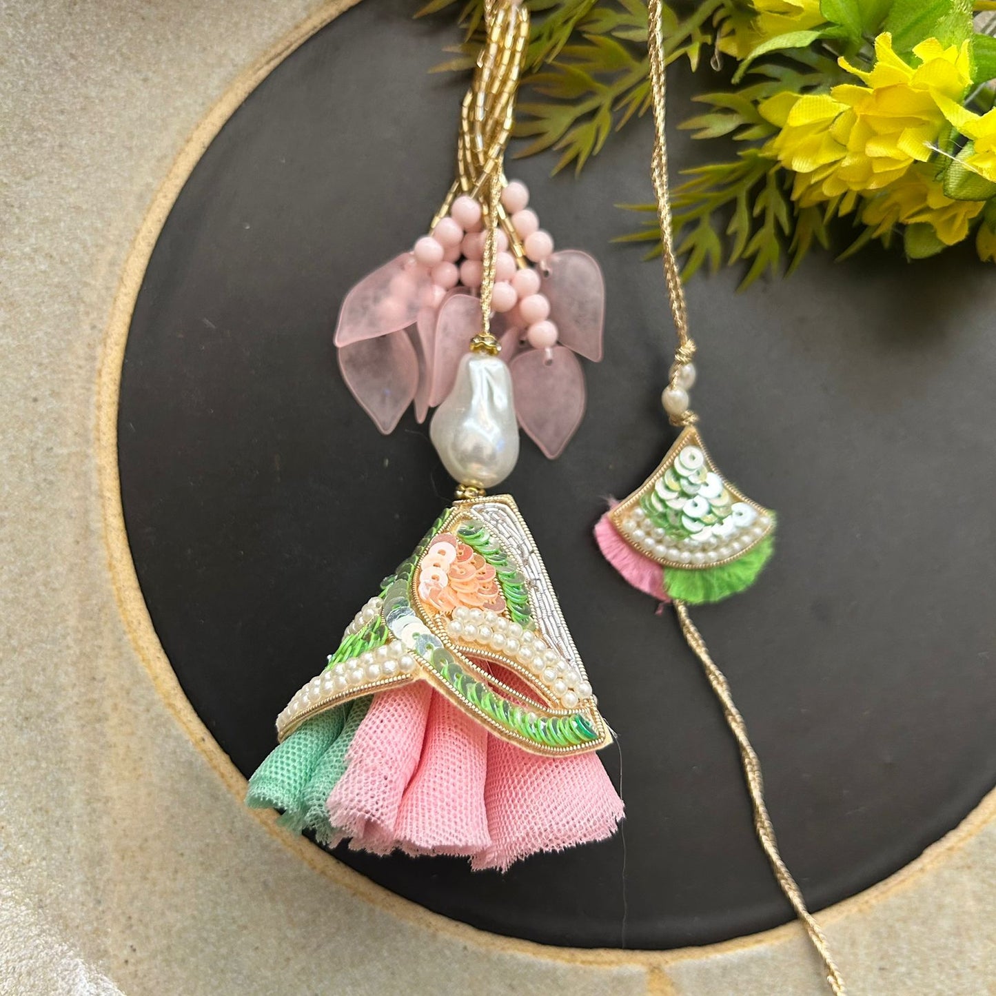 Pink & Green Shells Set