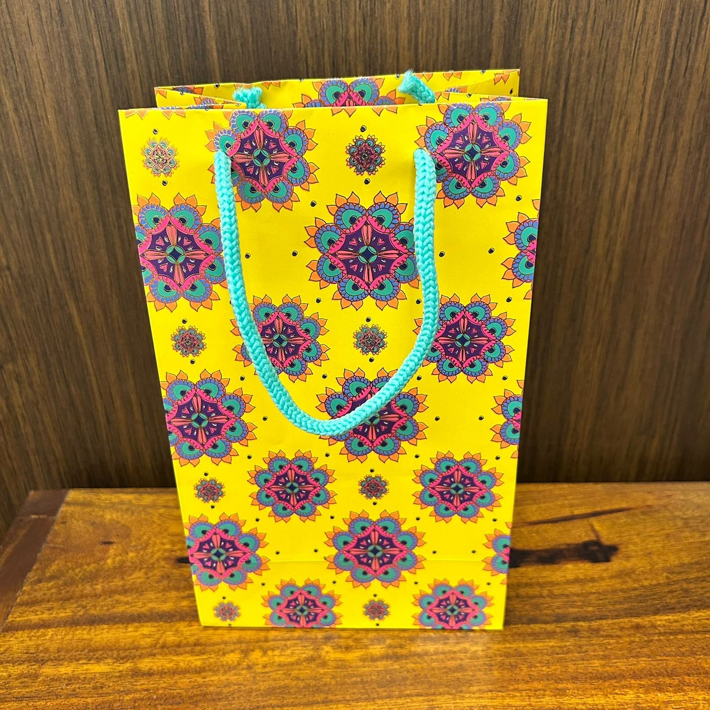 Pink & Blue Pattern Bags
