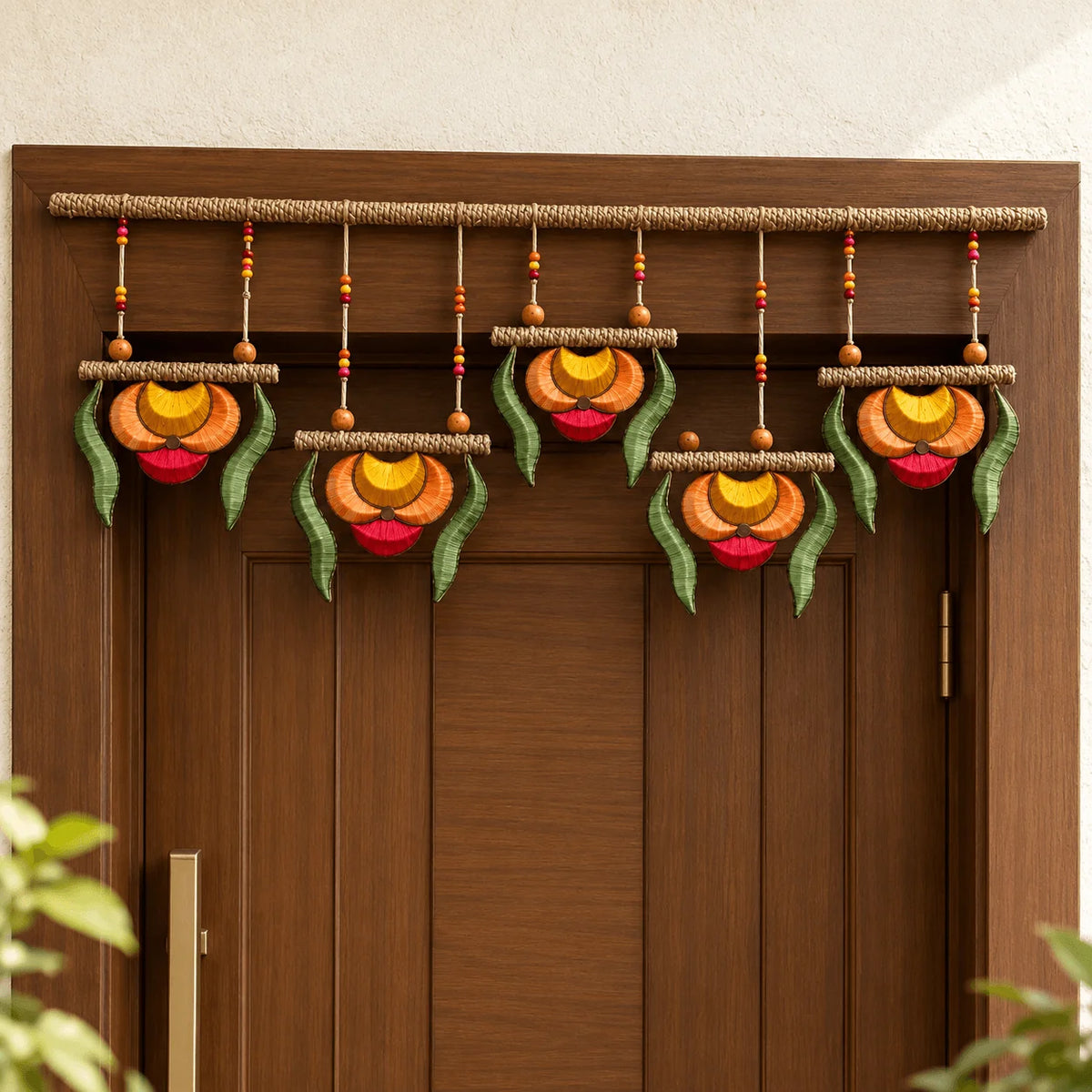 5 Colourful Jute Petal Bandhanwar