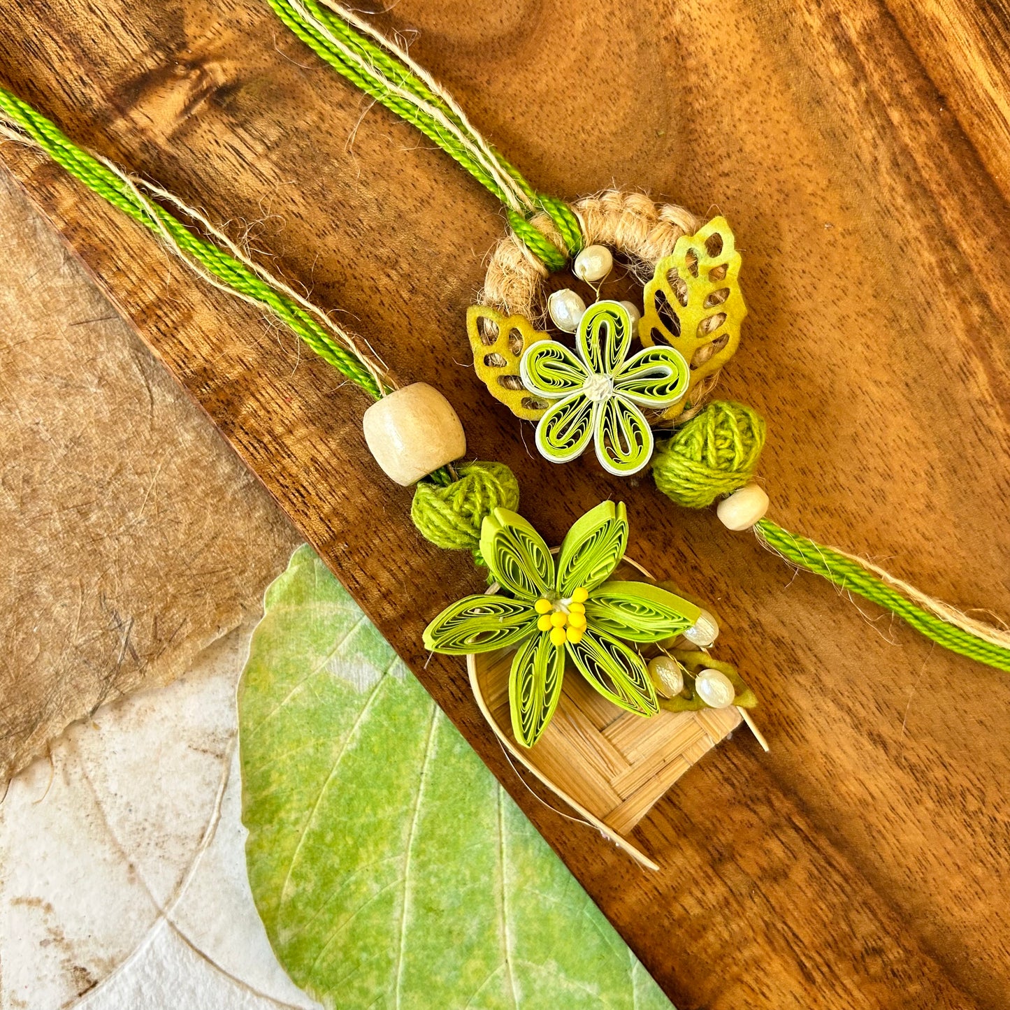 Small soop with Quill flower Set