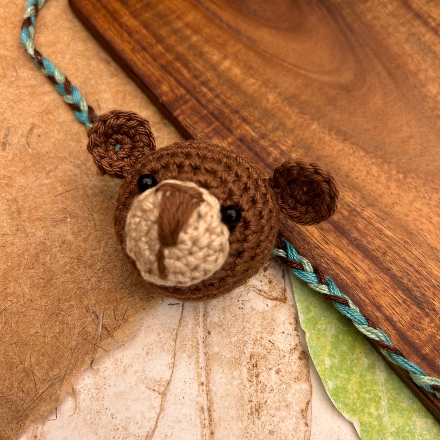 Teddy Face Crochet Rakhi