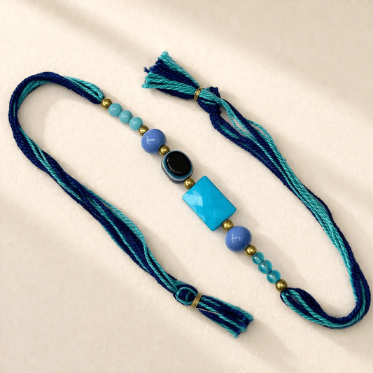 Asymmetrical Bead Rakhi