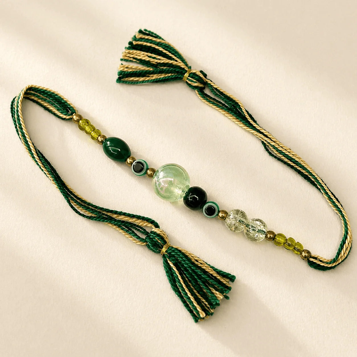 Asymmetrical Bead Rakhi