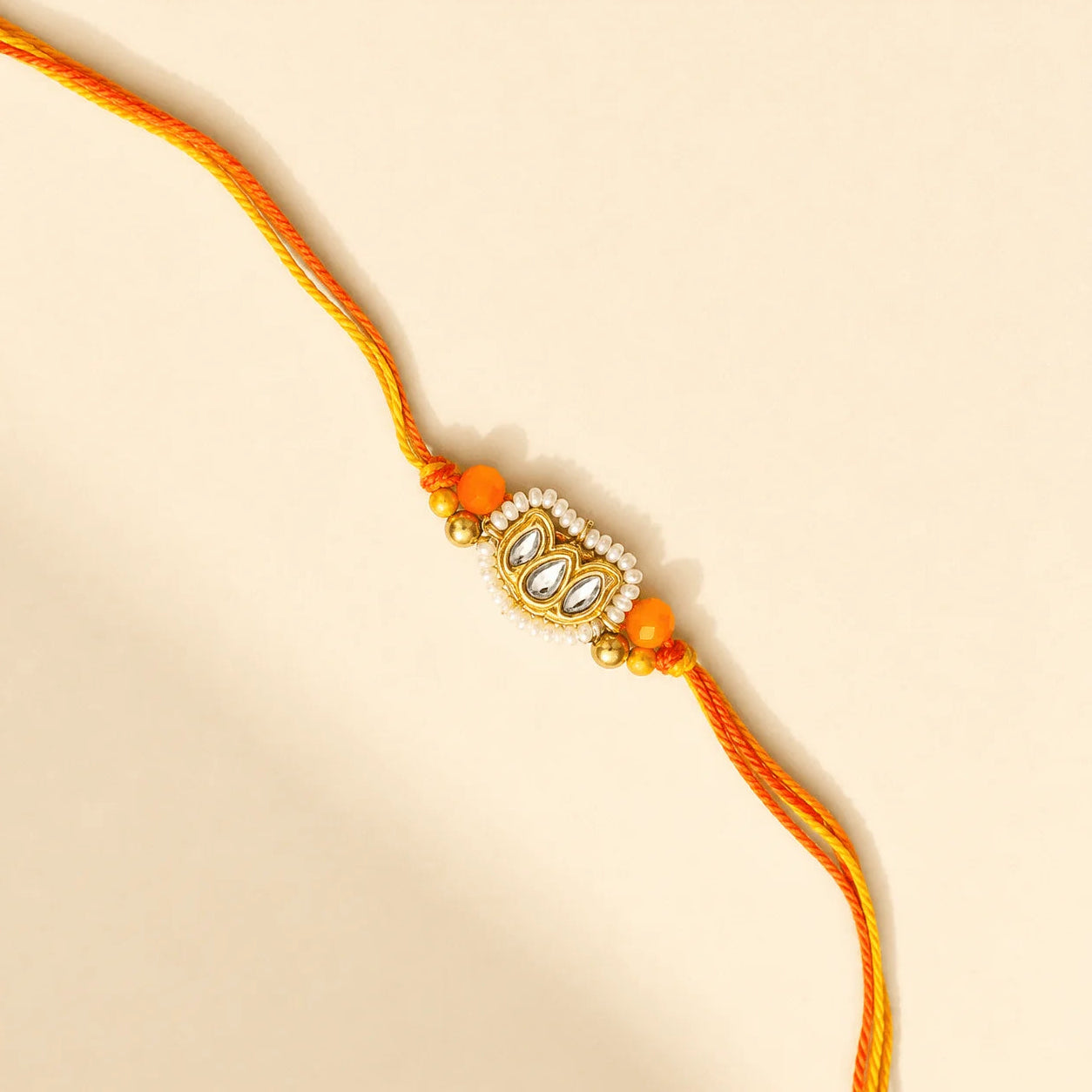Small Kundan Lotus Sadi