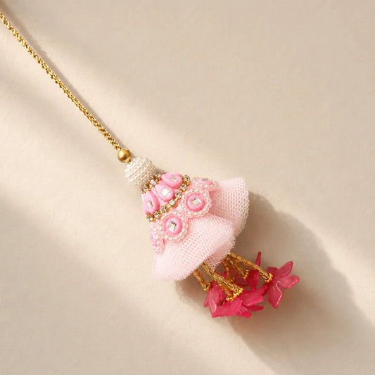 Drop Stone Lumba with Floral Hanging