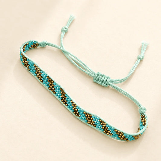 Flat Beads Bracelet