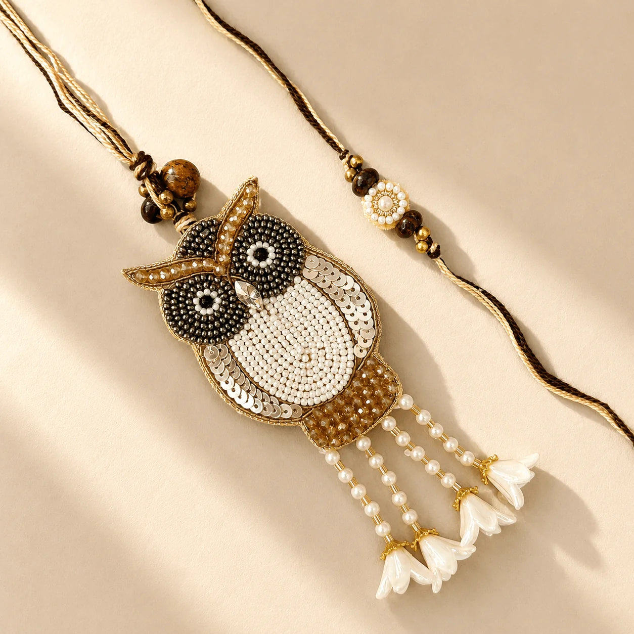 Owl Lumba Rakhi Set