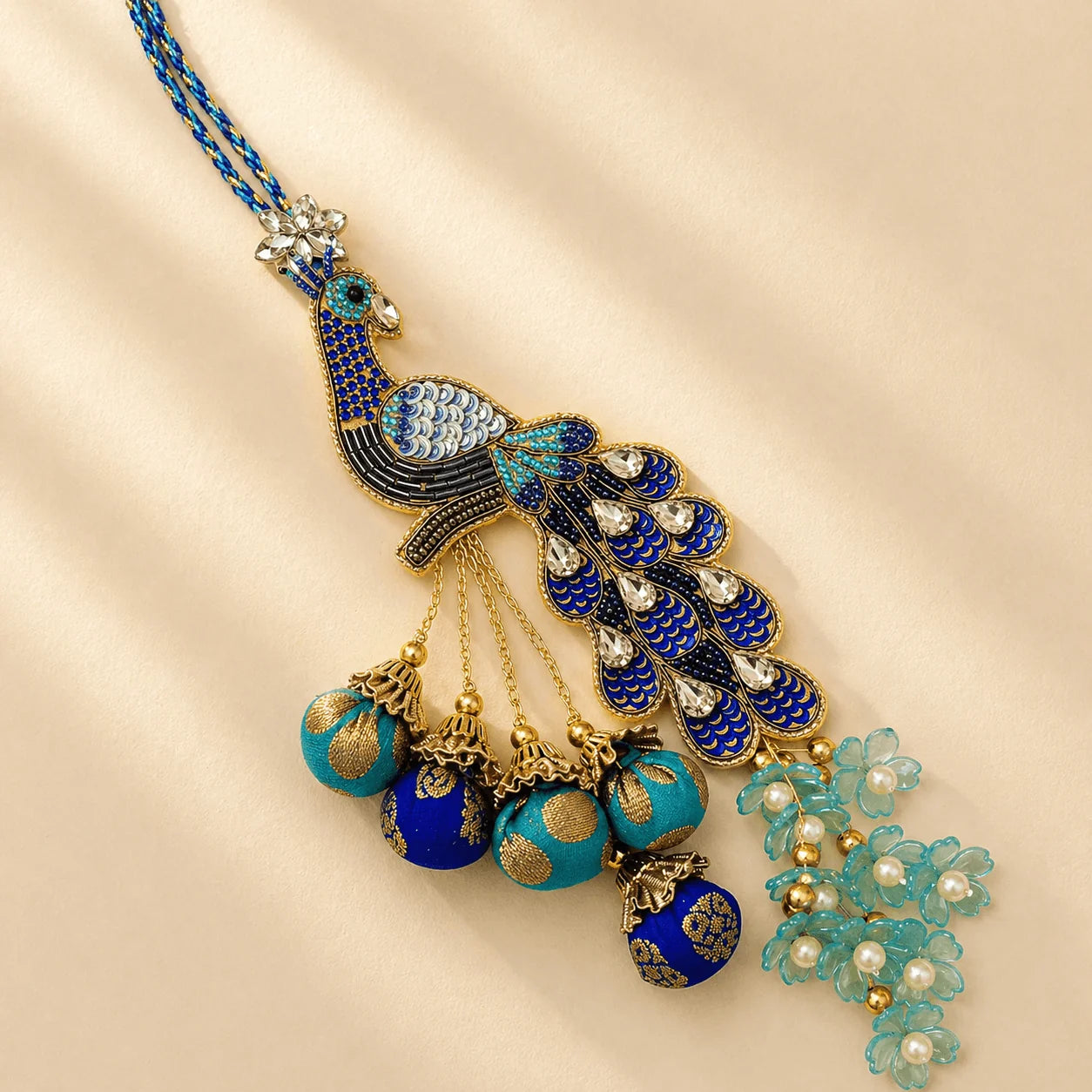 Peacock With Brocade hanging Lumba