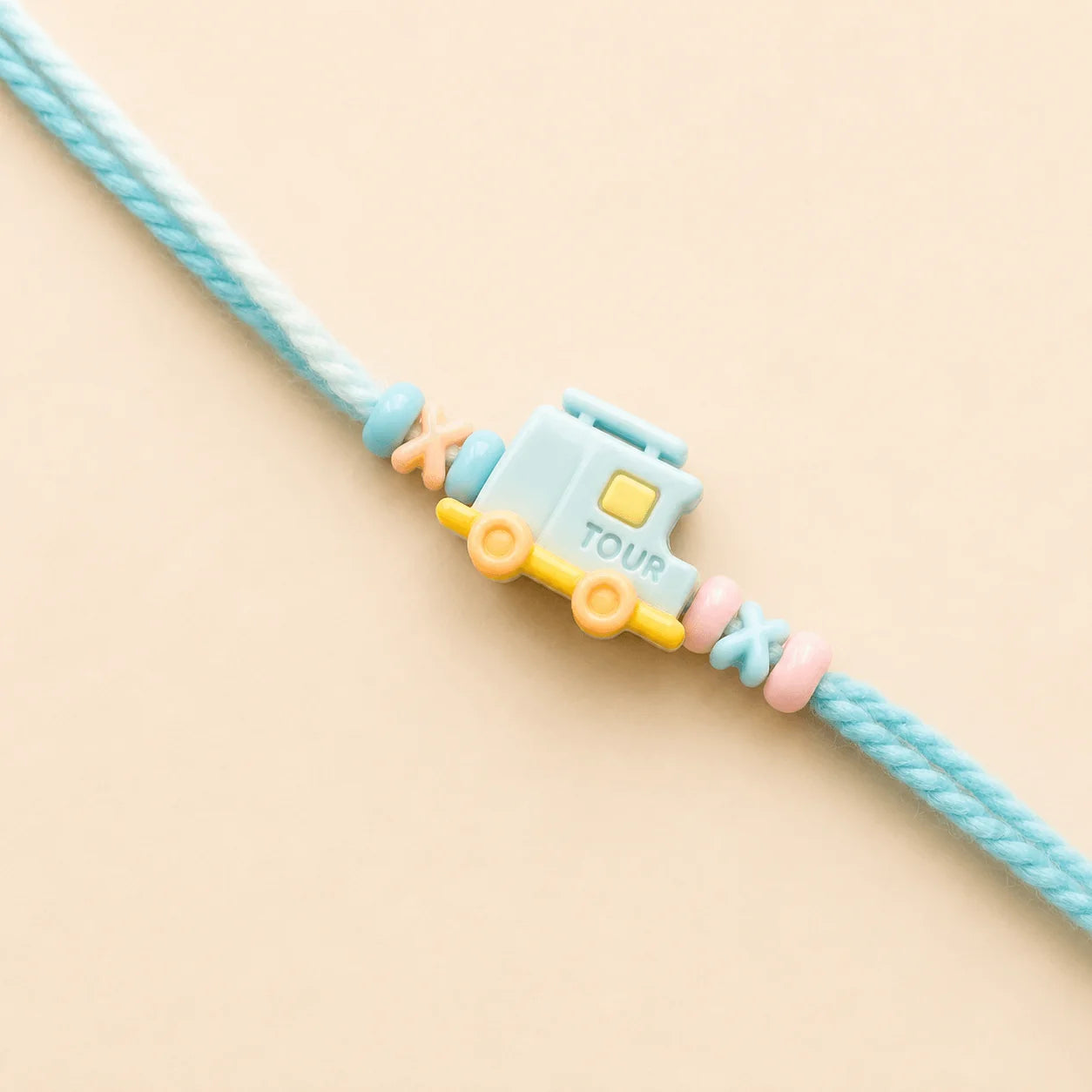 Small Blue Truck Rakhi