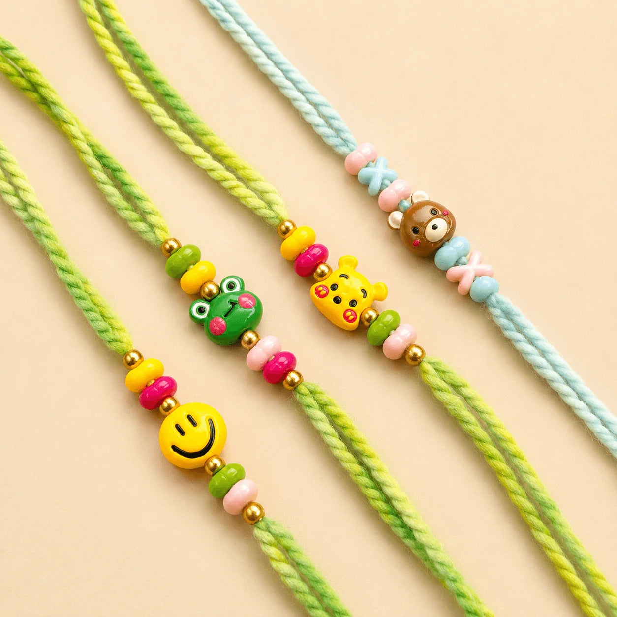 Small Metal Motif Rakhi