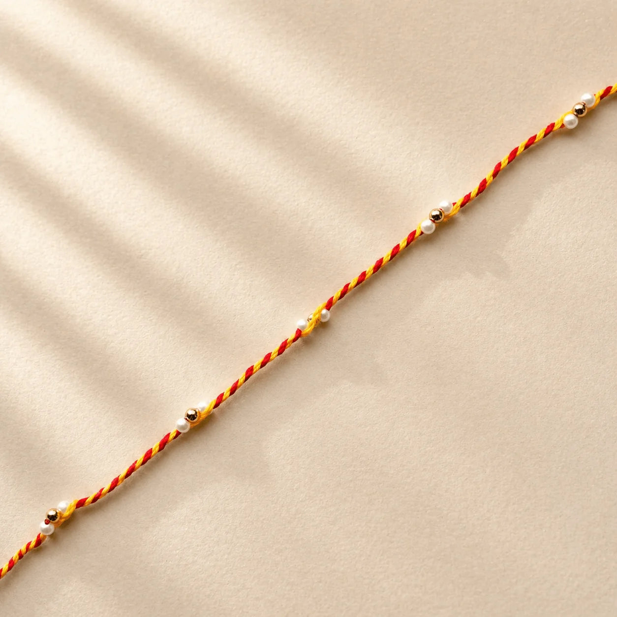 White & Gold on Moli Sadi Rakhi