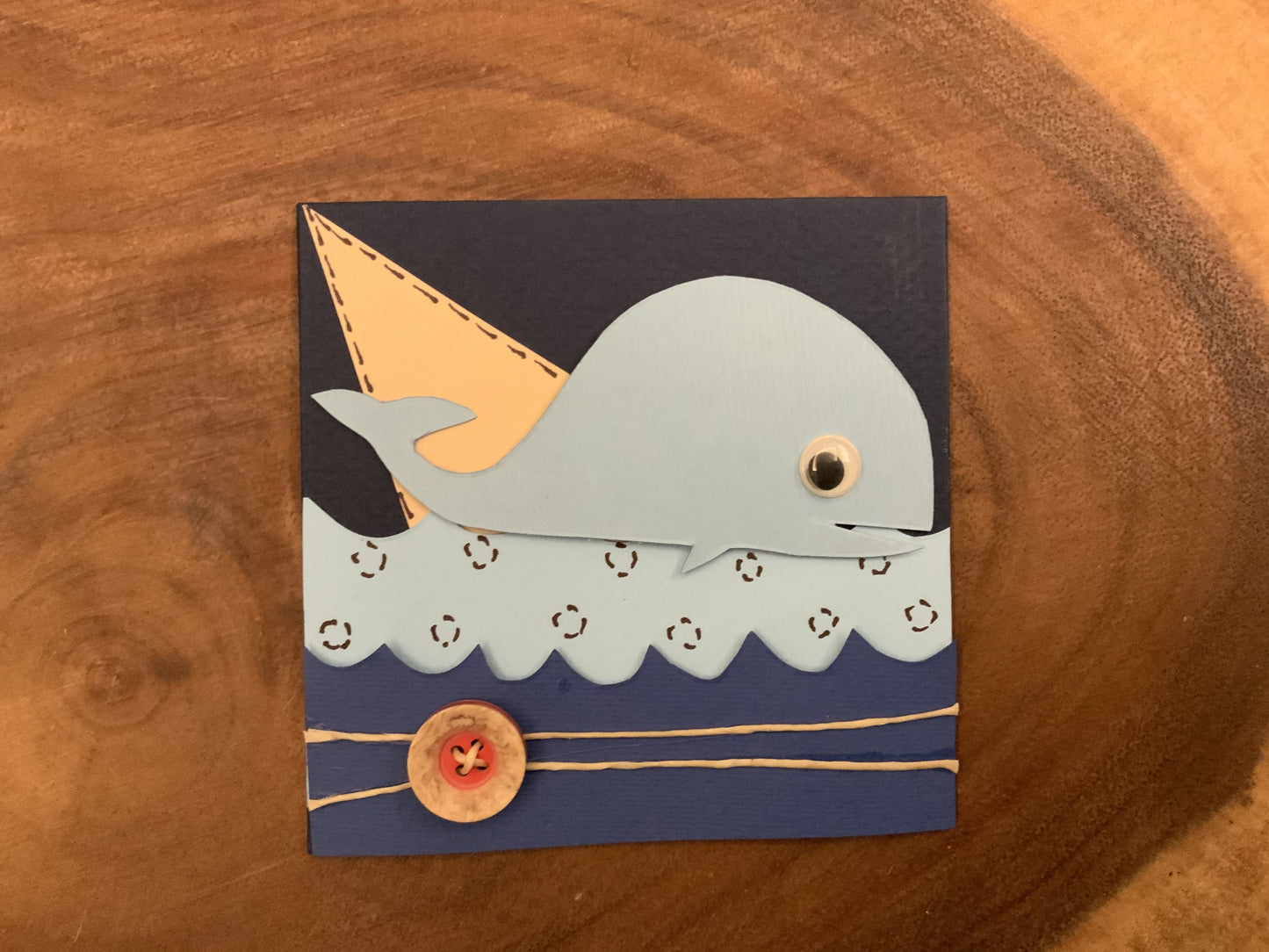 Hand Cut whale