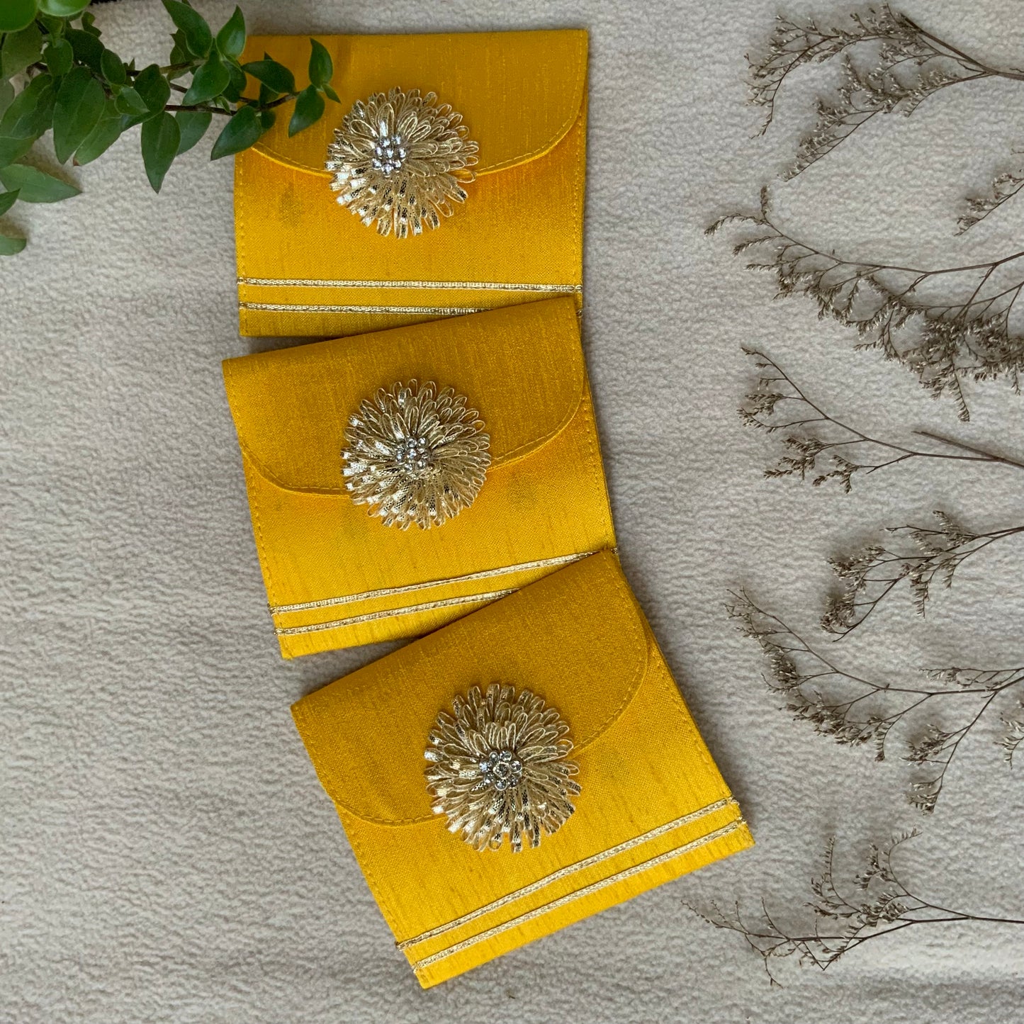 Gota Ball Fabric Envelope - Medium