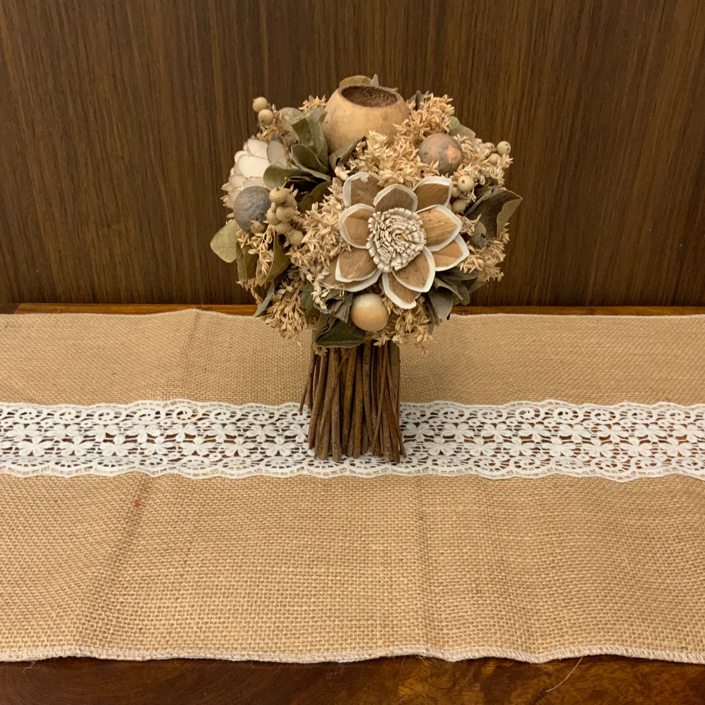 Jute Mats - Floral Border