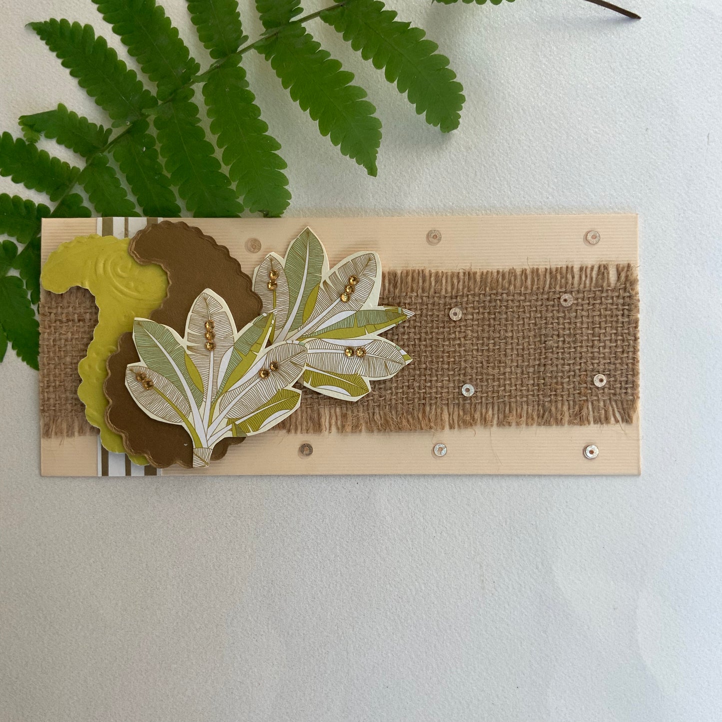 Banana Leaf on Jute