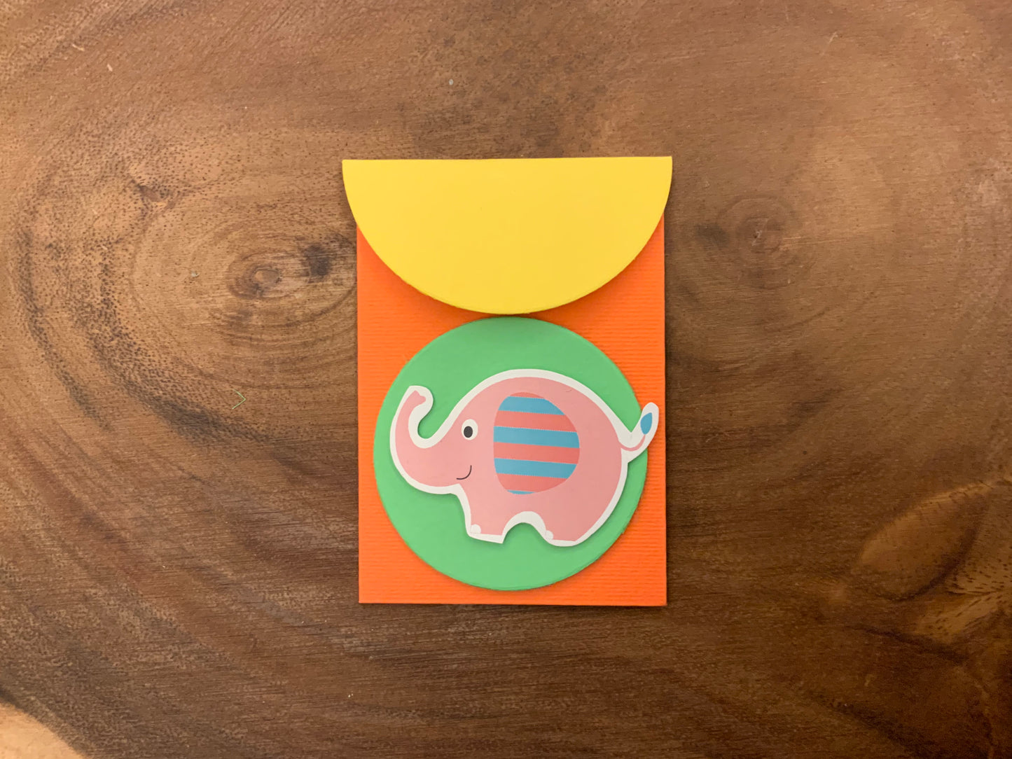 Orange elephant Tote