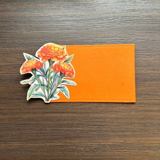Marigold Flower Tags