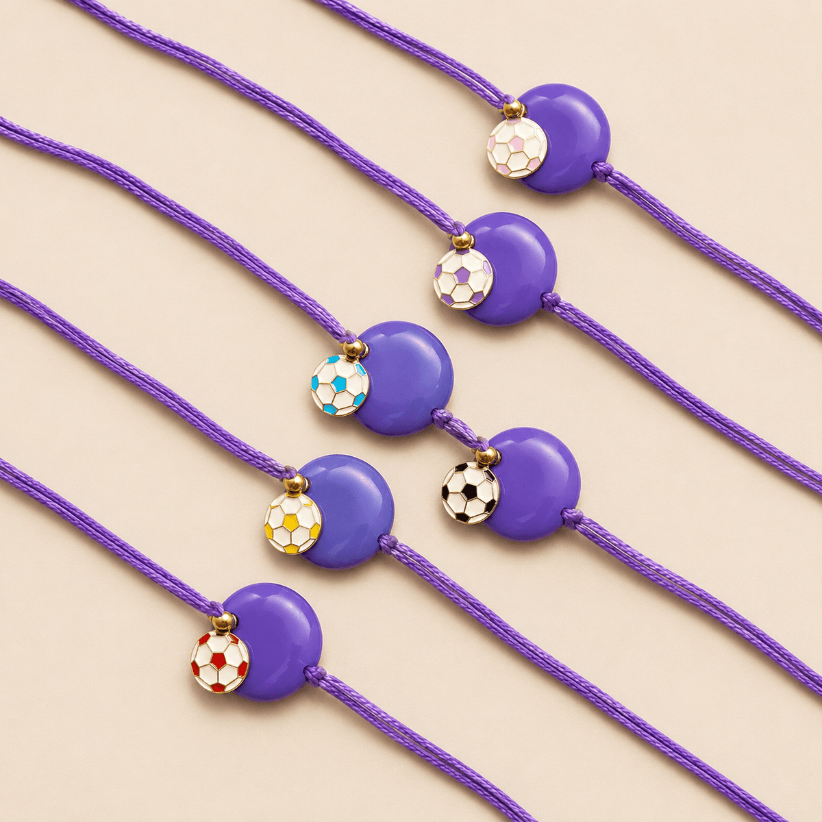 Big Button Football Rakhi