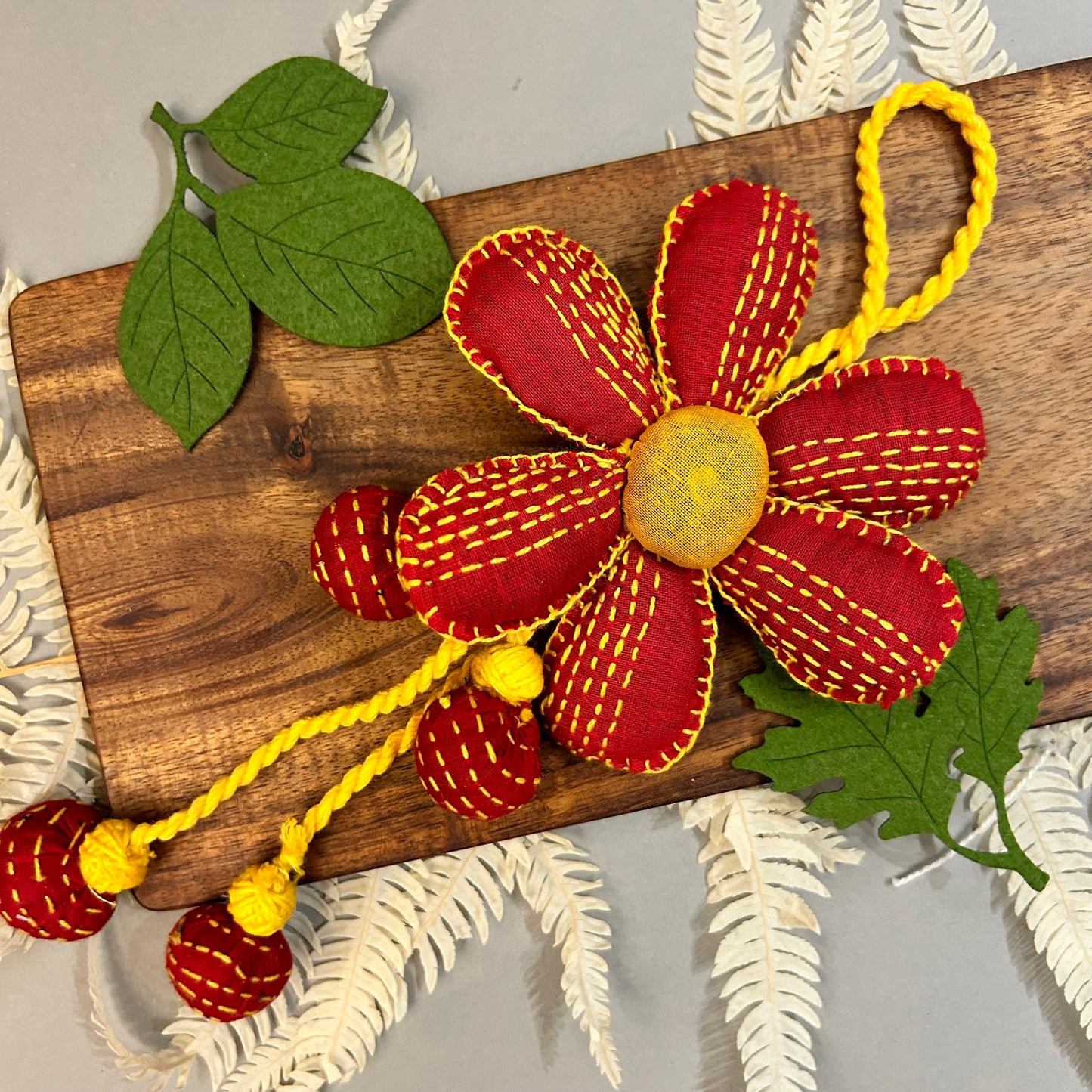 Big Flower Bracelets with Earrings