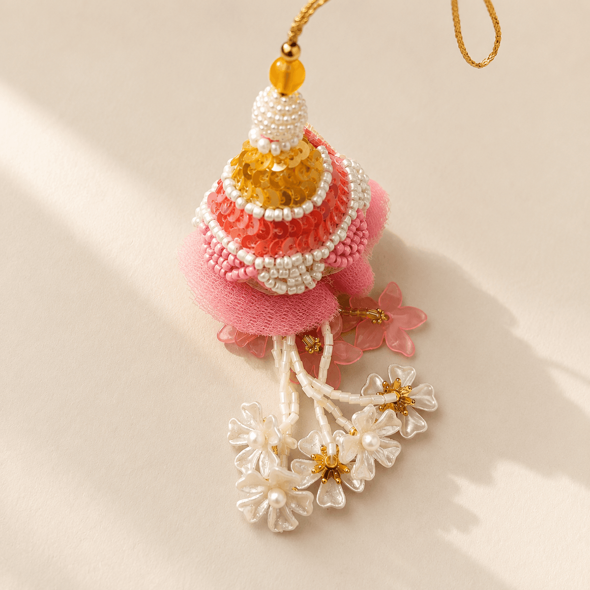 Pink White Pearl Scallop Lumba