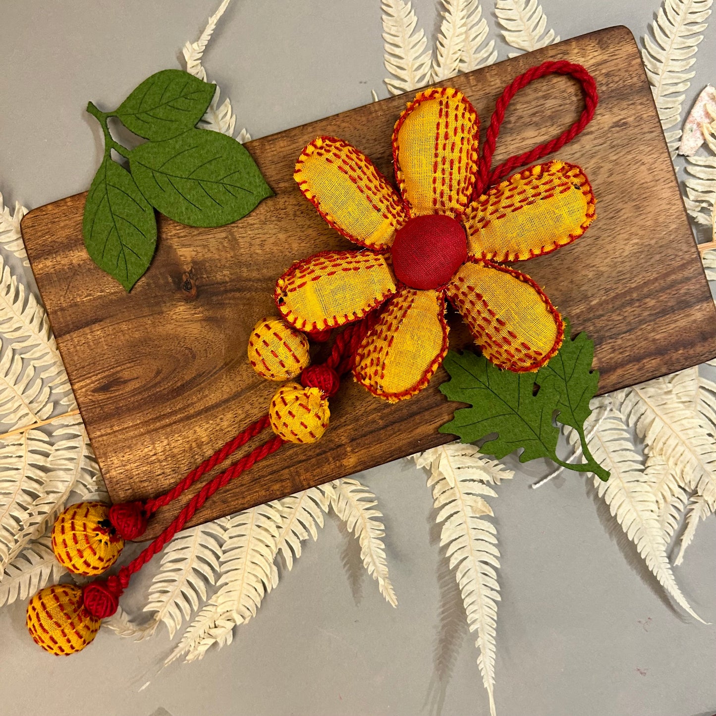 Big Flower Bracelets with Earrings