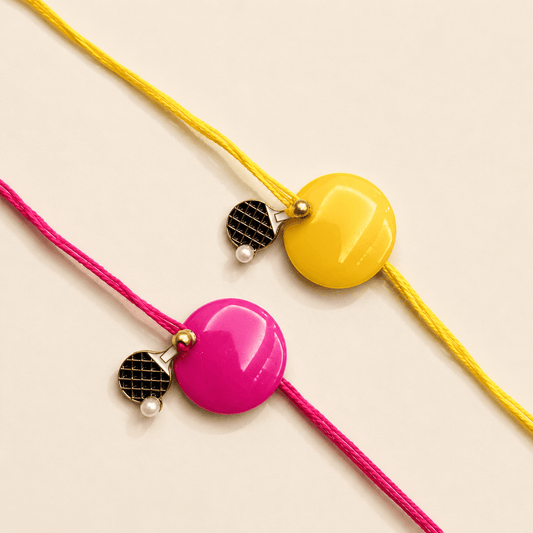 Big Button Racket Rakhi
