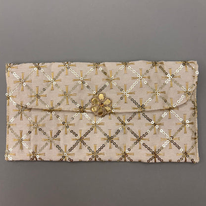 Sequin Square Fabric Envelope - Large