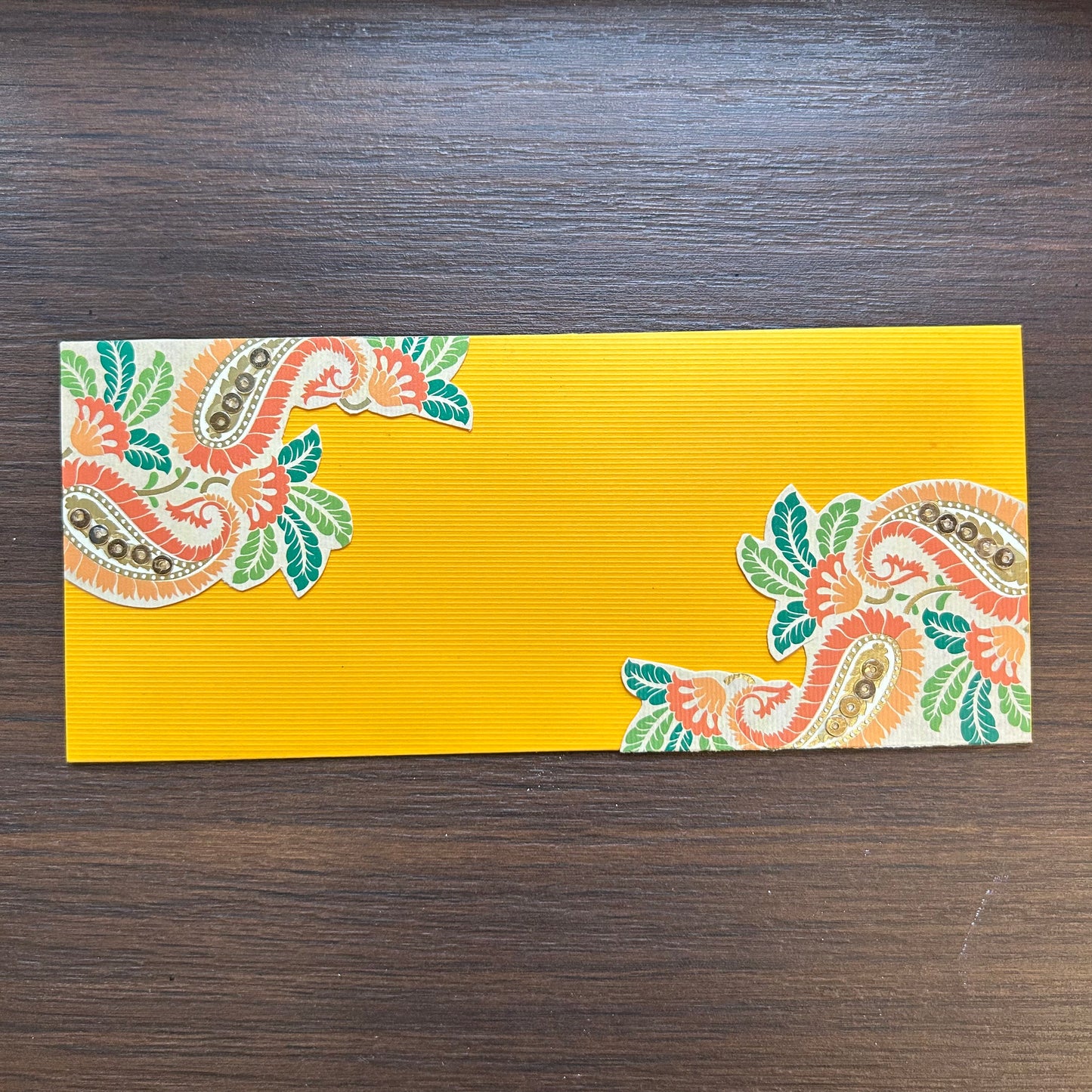 Two corner paisley Envelopes