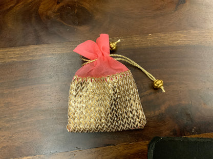 Lace Border Coin Bag