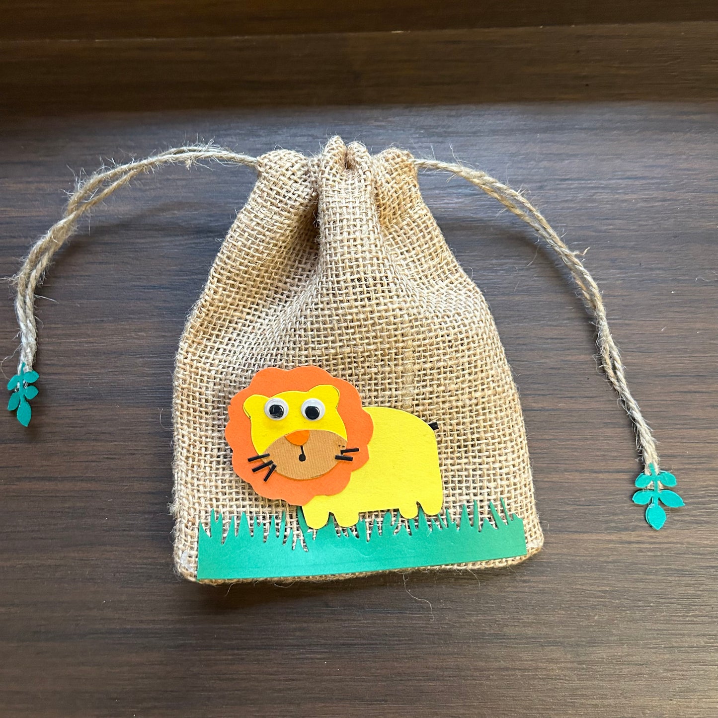 Jute Bag with Animal motifs