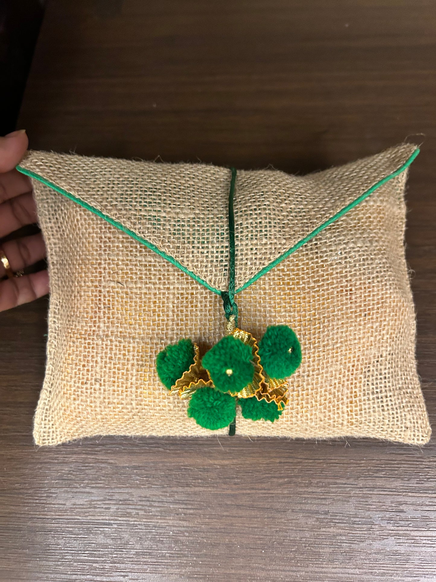 Jute Square Envelope Bags