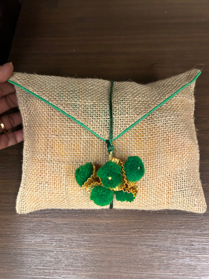 Jute Square Envelope Bags