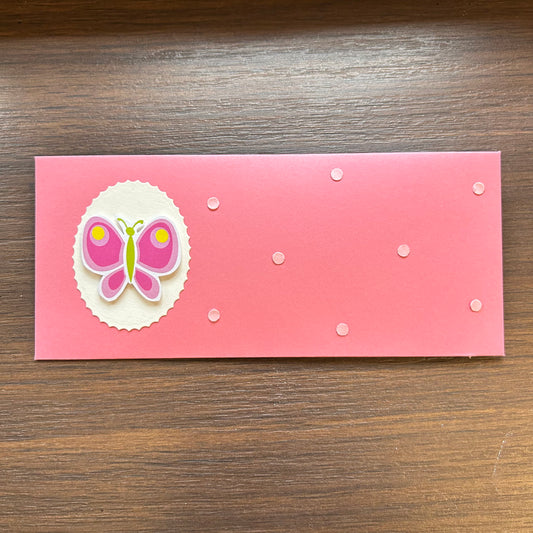 Oval Butterfly Envelope