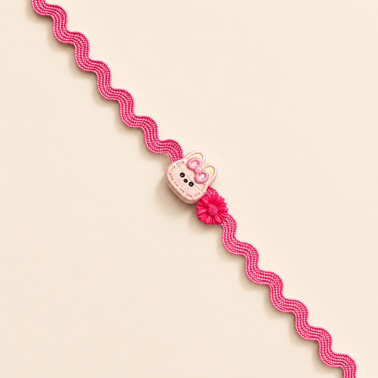 Small Pink Kitty Rakhi
